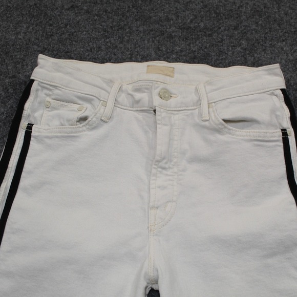 NWOT MOTHER Insider Crop Step Fray Whipping the Racer Size 29 RARE - Picture 3 of 13